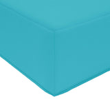 Cuscino da Sedia Esterno Turchese 111,5 x 40 x 8 cm