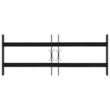 Griglia Finestra Nero 76 x 30 cm Acciaio verniciato a polvere