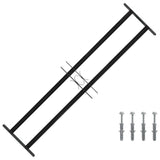 Griglia Finestra Nero 115 x 30 cm Acciaio verniciato a polvere