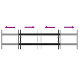 Griglia Finestra Nero 115 x 30 cm Acciaio verniciato a polvere