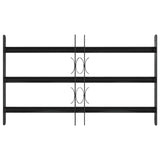 Griglia Finestra Nero 75.5 x 45 cm Acciaio verniciato a polvere