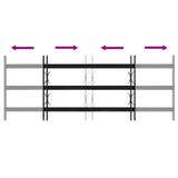 Griglia Finestra Nero 116 x 45 cm Acciaio verniciato a polvere