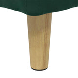 Pouf contenitore Verde Scuro 60 x 60 x 45 cm Velluto