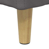 Pouf contenitore Grigio 60 x 60 x 45 cm Pelle sintetica