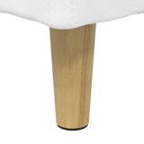 Pouf contenitore Bianco 60 x 60 x 45 cm Pelle sintetica