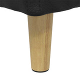 Pouf contenitore Nero 80 x 80 x 45 cm Pelle sintetica