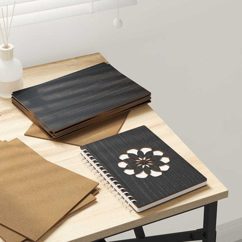 Pannelli decorativi 50 pcs Rovere nero 15 x 21 x 0.3 cm