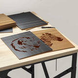 Pannelli decorativi 150 pcs Rovere Nero 15 x 21 x 0.27 cm