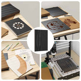 Pannelli decorativi 150 pcs Rovere nero 15 x 21 x 0.3 cm