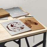 Pannelli decorativi 150 pcs Grigio cemento 15 x 21 x 0.3 cm