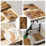 Pannelli decorativi 12 pcs Rovere fumo 15 x 21 x 0.3 cm