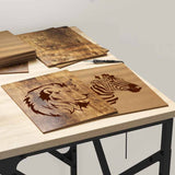 Pannelli decorativi 150 pcs Rovere fumo 15 x 21 x 0.3 cm