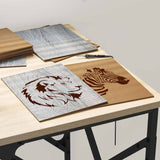 Pannelli decorativi 150 pcs Grigio sonoma 15 x 21 x 0.3 cm