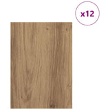 Pannelli decorativi 12 pcs rovere artigianale 15 x 21 x 0.3 cm