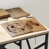 Pannelli decorativi 50 pcs rovere artigianale 15 x 21 x 0.3 cm