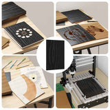 Pannelli decorativi 150 pcs Rovere nero 21 x 30 x 0.3 cm