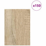 Pannelli decorativi 150 pcs rovere sonoma 21 x 30 x 0.3 cm
