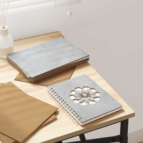 Pannelli decorativi 150 pcs Grigio cemento 21 x 30 x 0.3 cm