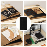 Pannelli decorativi 50 pcs Rovere nero 30 x 42 x 0.3 cm