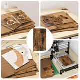 Pannelli decorativi 12 pcs Rovere fumo 30 x 42 x 0.3 cm