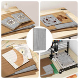 Pannelli decorativi 12 pcs Grigio sonoma 30 x 42 x 0.3 cm