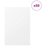 Pannelli decorativi 50 pcs Bianco 40 x 60 x 0.3 cm