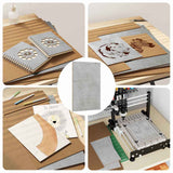 Pannelli decorativi 12 pcs Grigio cemento 40 x 60 x 0.3 cm