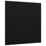 Pannelli decorativi 50 pcs Rovere nero 30 x 30 x 0.3 cm
