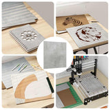 Pannelli decorativi 12 pcs Grigio cemento 30 x 30 x 0.3 cm