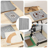 Pannelli decorativi 12 pcs Grigio sonoma 30 x 30 x 0.3 cm