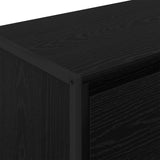 Credenza Rovere Nero 79 x 36 x 75.5 cm Legno truciolato