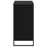 Credenza Rovere Nero 79 x 36 x 75.5 cm Legno truciolato