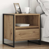 Comodino 2 pz Rovere Artigianale 50 x 39,5 x 50 cm