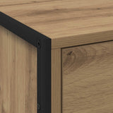 Comodino Rovere Artigianale 50 x 39.5 x 50 cm Legno truciolato