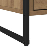 Comodino Rovere Artigianale 50 x 39.5 x 50 cm Legno truciolato
