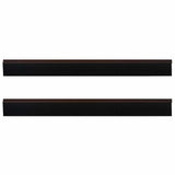 Spazzole per porte autoadesive 2 pcs Marrone 100 cm