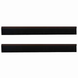 Spazzole per porte autoadesive 2 pcs Marrone 100 cm