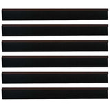 Spazzole per porte autoadesive 6 pcs Marrone 100 cm