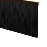 Spazzole per porte autoadesive 6 pcs Marrone 100 cm