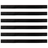 Spazzole per porte autoadesive 6 pcs Marrone 100 cm
