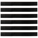 Spazzole per porte autoadesive 6 pcs Marrone 100 cm