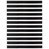 Spazzole per porte autoadesive 12 pcs Marrone 100 cm