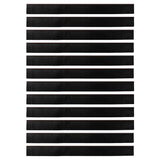 Spazzole per porte autoadesive 12 pcs Marrone 100 cm