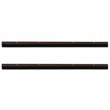 Spazzole per porte a vite 2 pcs Marrone 100 cm