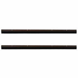 Spazzole per porte a vite 2 pcs Marrone 100 cm