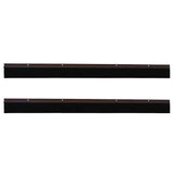 Spazzole per porte a vite 2 pcs Marrone 100 cm