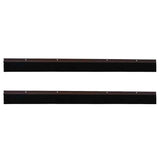 Spazzole per porte a vite 2 pcs Marrone 100 cm