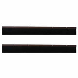 Spazzole per porte a vite 2 pcs Marrone 100 cm