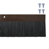 Spazzole per porte a vite 6 pcs Marrone 100 cm