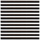 Spazzole per porte a vite 12 pcs Marrone 100 cm